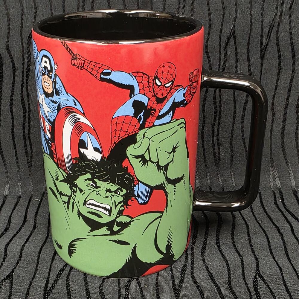 Marvel Avengers Ceramic Coffee Mug Thor Hulk Spider-Man Iron Man Captain America